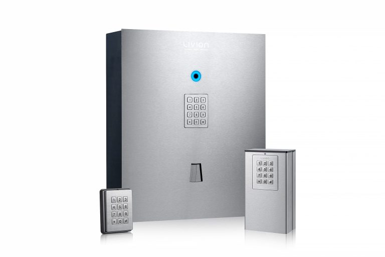 Sichere Schlüsselausgabeautomaten  mit numerischen Tastaturen und einem Edelstahl-Gehäuse.